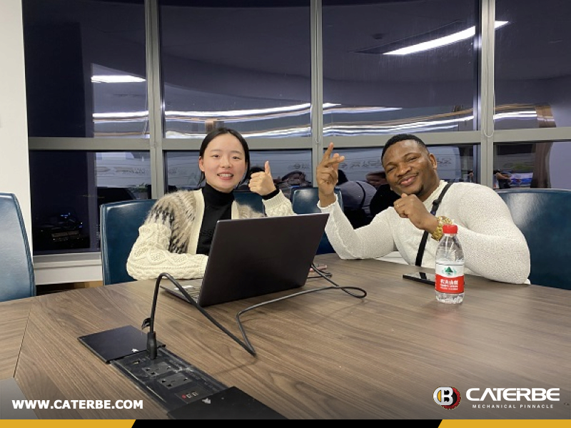 Guinea Customers Visited CATERBE Office And SUNWARD Factory