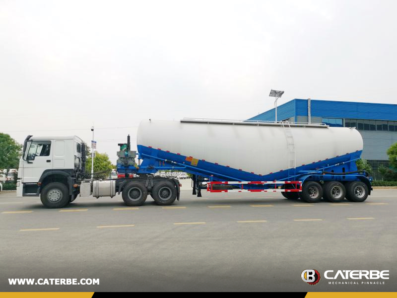 Kazakhstan - 1 Unit HOWO CLW9400GFL Cement Semi-Trailer