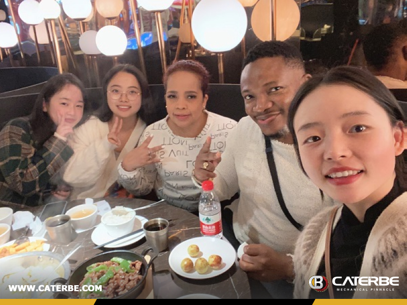 Guinea Customers Visited CATERBE Office And SUNWARD Factory