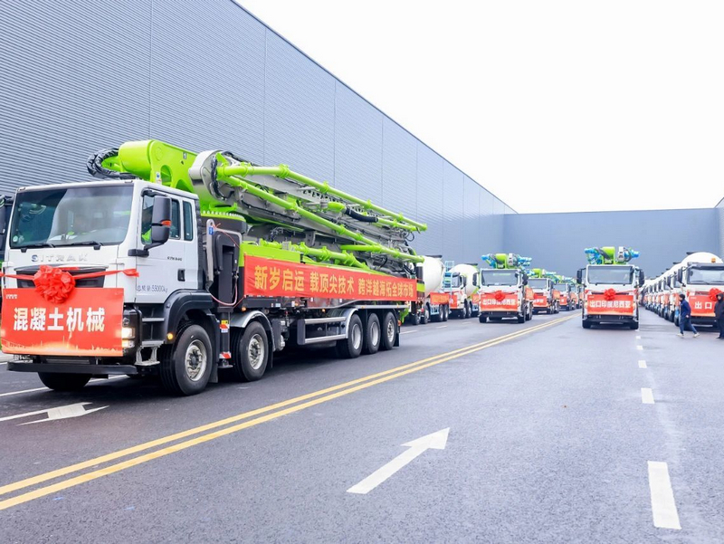 ZOOMLION Concrete Machinery To Open The Year To The World