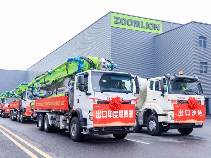 ZOOMLION Concrete Machinery To Open The Year To The World
