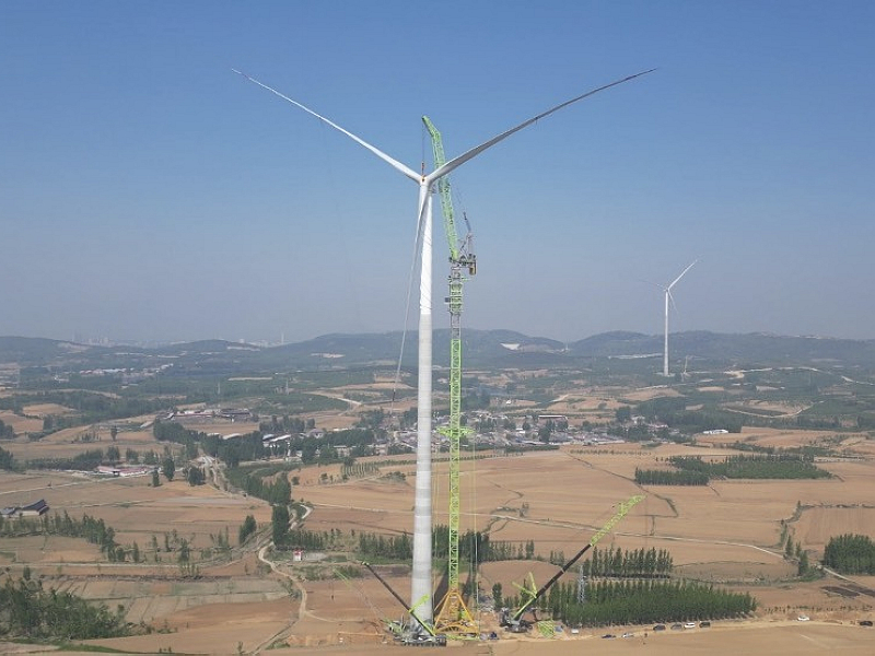 ZOOMLION's Wind-Powered Electric Jib Tower Crane Scales New Heights