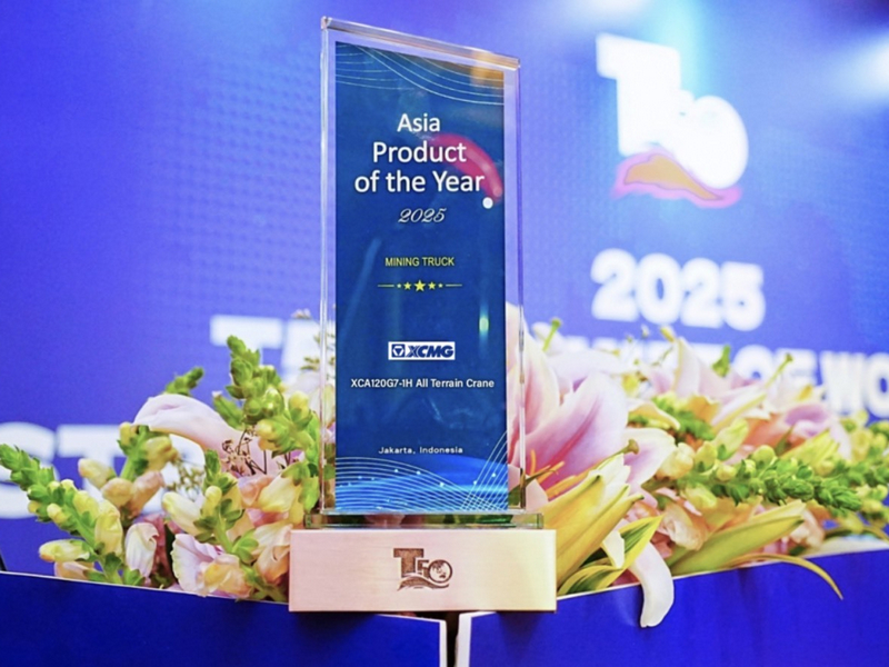 XCMG Crane Wins Prestigious Asian Award
