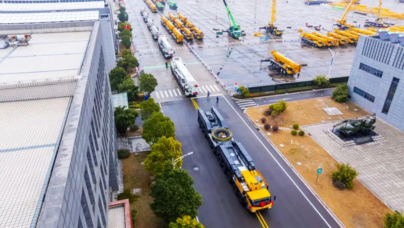 China’s Largest Exported All-Terrain Crane Sets Sail Again