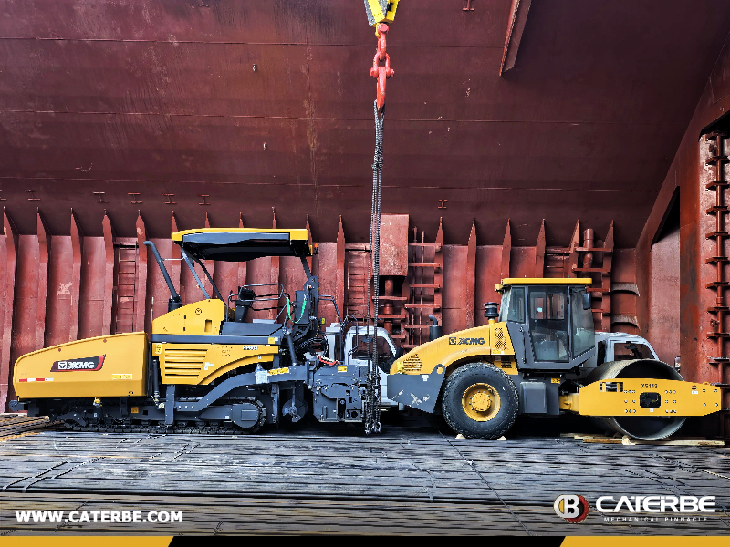 Algeria - 1 Unit XCMG Asphalt Paver RP603 and 1 XCMG Road Roller XS143