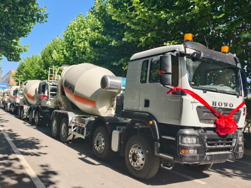 SHANTUI Mixer Trucks Head to Egypt for Belt and Road Projects
